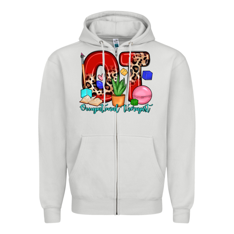 Ot Occupational Therapist Zipper Hoodie by Zillion Design Studio | Teevron