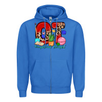 True Royal ot occupational therapist Zipper Hoodie - Zillion Design Studio