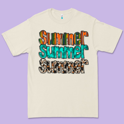 Summer Western Premium Tee Designed By Racoondesign