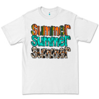 White summer western Premium Tee - RacoonDesign