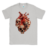 Moon Dust Heart Skulls Classic Tee - RanaPortraitStore