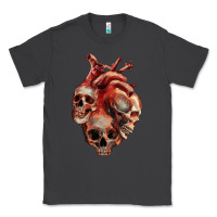 Smoke Heart Skulls Classic Tee - RanaPortraitStore