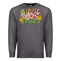 Charcoal Heather hippie soul Premium Sweatshirt - JahusDesignShop