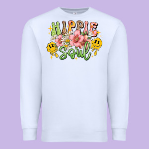 Hippie Soul Premium Sweatshirt Designed By Jahusdesignshop