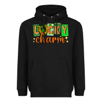 Black Lucky charm st. patricks day Heavyweight Hoodie - Neo Western