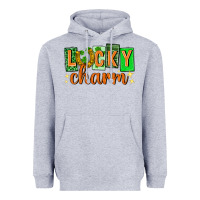 Heather Grey Lucky charm st. patricks day Heavyweight Hoodie - Neo Western
