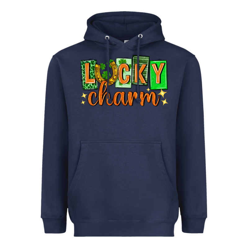Lucky Charm St. Patricks Day Heavyweight Hoodie by Neo Western | Teevron