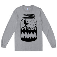 Heather Grey View jar Long Sleeve Tee - Unal Design
