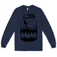 Navy View jar Long Sleeve Tee - Unal Design