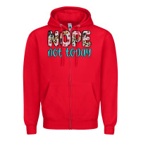 Red nope not today Zipper Hoodie - Zillion Design Studio