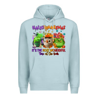 Blue Mist Hallothanksmas Premium Hoodie - NancyCooperArtShop