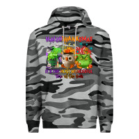 Slate Camo Hallothanksmas Premium Hoodie - NancyCooperArtShop