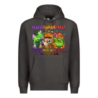 Smoke Hallothanksmas Premium Hoodie - NancyCooperArtShop