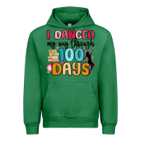 Emerald i danced my way through 100 days Urban Hoodie - MaliasSmallBusiness