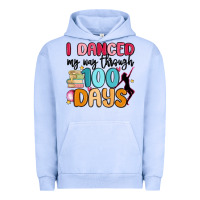 Pigment Grape Ice i danced my way through 100 days Urban Hoodie - MaliasSmallBusiness