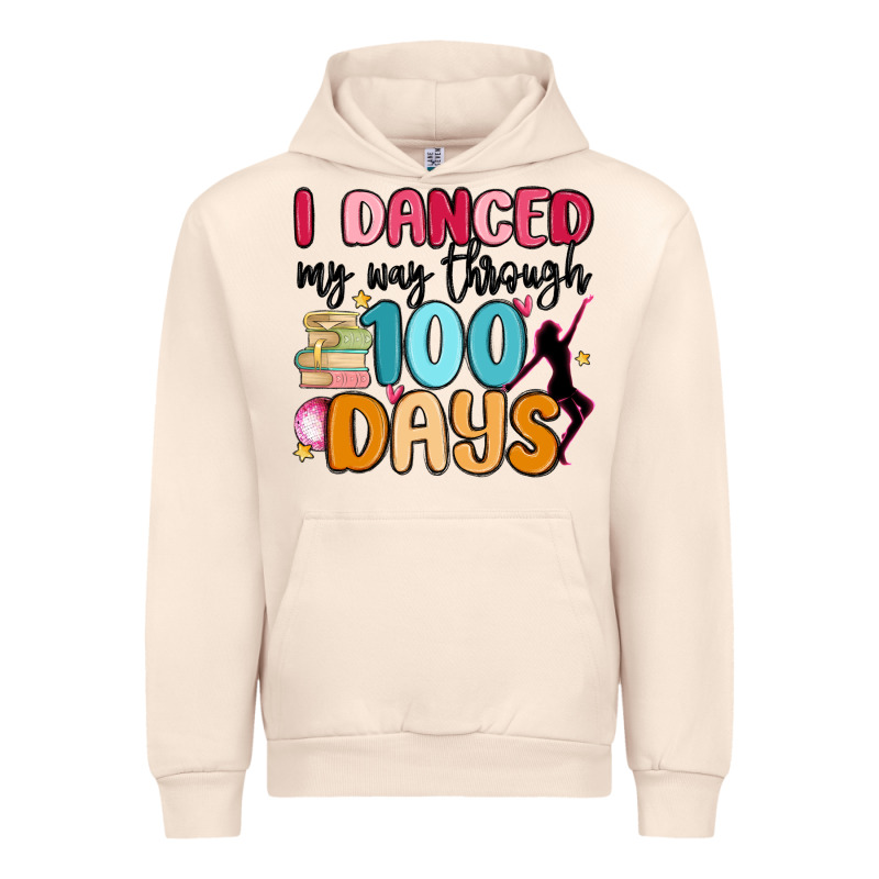 I Danced My Way Through 100 Days Urban Hoodie by MaliasSmallBusiness | Teevron