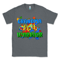Charcoal Heather grandma of a warrior Classic Tee - Zillion Design Studio