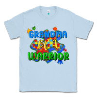 Dusty Blue grandma of a warrior Classic Tee - Zillion Design Studio