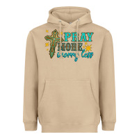 Mushroom pray more worry less Heavyweight Hoodie - HRA Design Shop