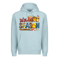 Blue Mist tis the season softball Premium Hoodie - AdoDesignShop