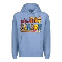 Colony Blue tis the season softball Premium Hoodie - AdoDesignShop