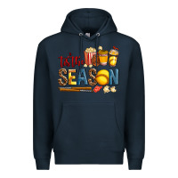 Navy tis the season softball Premium Hoodie - AdoDesignShop