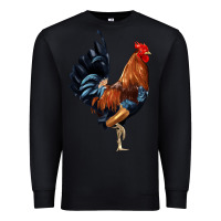 Black cockerel Premium Sweatshirt - JahusDesignShop