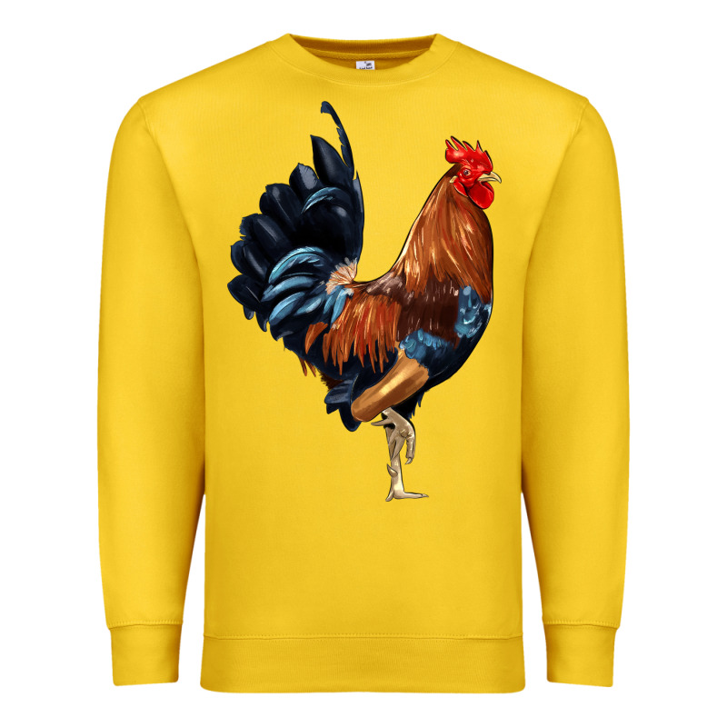 Cockerel Premium Sweatshirt by JahusDesignShop | Teevron