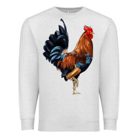 Oatmeal Heather cockerel Premium Sweatshirt - JahusDesignShop