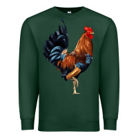 Sports Green cockerel Premium Sweatshirt - JahusDesignShop
