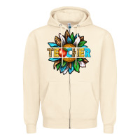 Sandshell teacher sunflower tbw Zipper Hoodie - texasbilliewilder