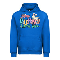 Cobalt some bunny loves you easter Urban Hoodie - MaliasSmallBusiness
