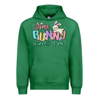 Emerald some bunny loves you easter Urban Hoodie - MaliasSmallBusiness