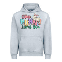 Heather Grey some bunny loves you easter Urban Hoodie - MaliasSmallBusiness