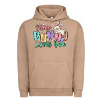 Pigment Burro some bunny loves you easter Urban Hoodie - MaliasSmallBusiness