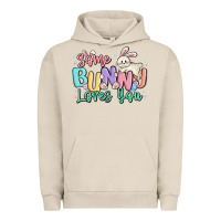 Pigment French Oak some bunny loves you easter Urban Hoodie - MaliasSmallBusiness