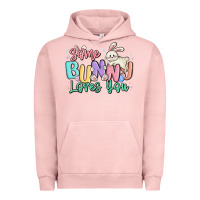 Pigment Salmon some bunny loves you easter Urban Hoodie - MaliasSmallBusiness