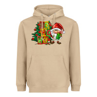 Mushroom ho ho ho santa gnomes Heavyweight Hoodie - FaDigitalArtStudio