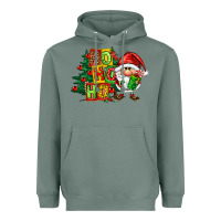 Sage ho ho ho santa gnomes Heavyweight Hoodie - FaDigitalArtStudio