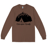 Chestnut Adventure Camping Long Sleeve Tee - Unal Design