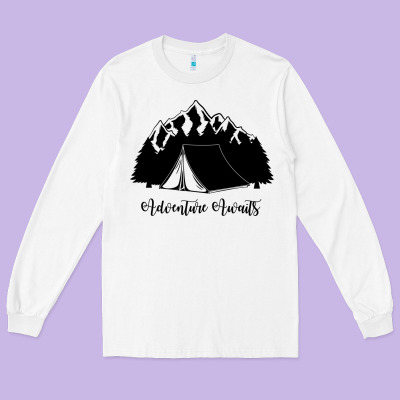 Long Sleeve Tee Adventure Camping