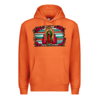 Carrot lady of guadalupe serape and roses Premium Hoodie - Jasminsmagicworld