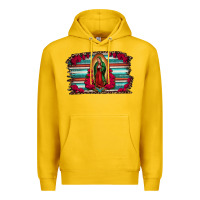Lemon lady of guadalupe serape and roses Premium Hoodie - Jasminsmagicworld