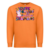 Carrot cute smart and a little bit dramatic Premium Sweatshirt - JahusDesignShop