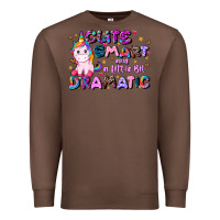 Chestnut cute smart and a little bit dramatic Premium Sweatshirt - JahusDesignShop