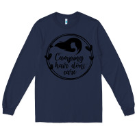 Navy Camping Long Sleeve Tee - Unal Design