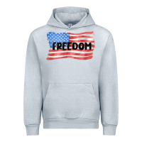 Heather Grey freedom usa Urban Hoodie - MaliasSmallBusiness