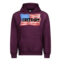 Mauve Wine freedom usa Urban Hoodie - MaliasSmallBusiness