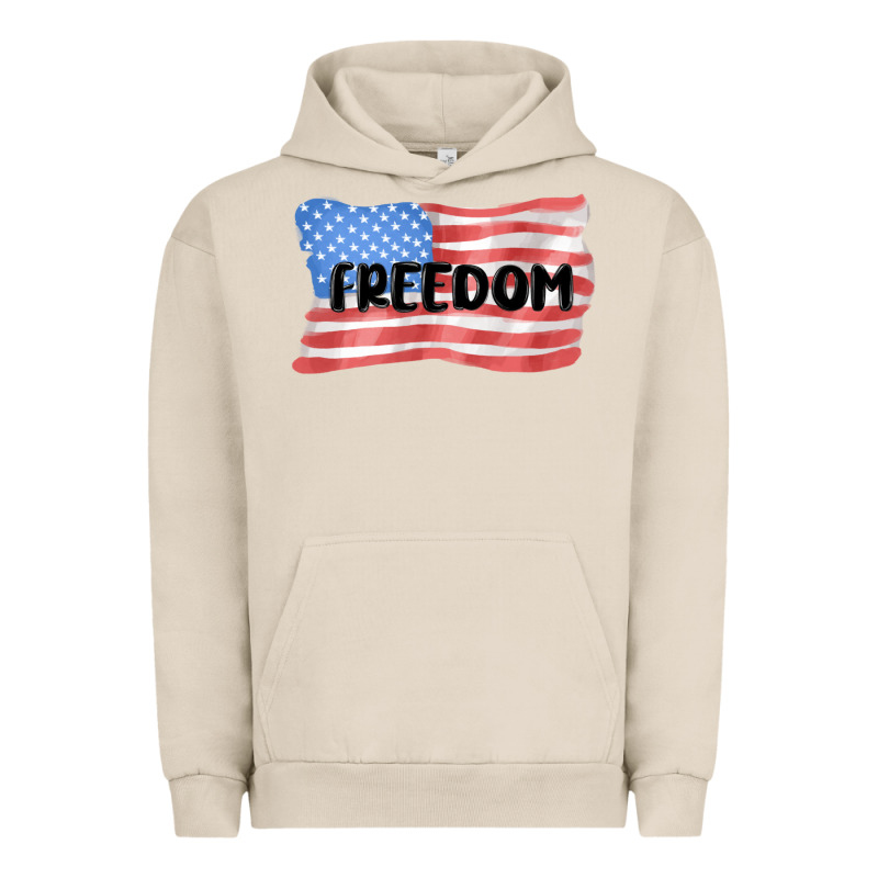 Freedom Usa Urban Hoodie by MaliasSmallBusiness | Teevron