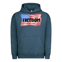 Pigment Midnight Navy freedom usa Urban Hoodie - MaliasSmallBusiness